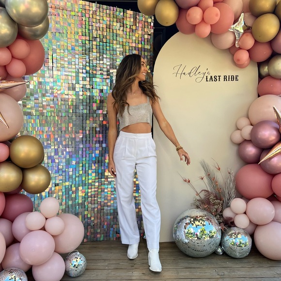 Metallic Rhinestone Silver Top - Picture 2 of 8